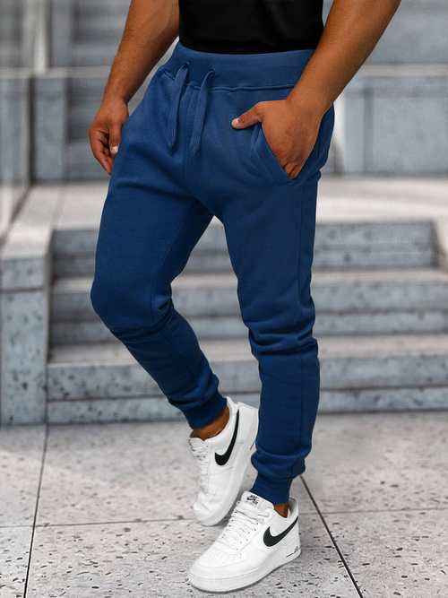 Pantaloni de trening bărbaţi indigo OZONEE JS/XW01/66Z