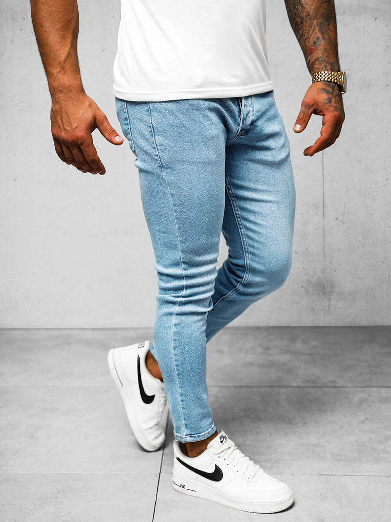 Blugi bărbaţi albaștri OZONEE O/2335