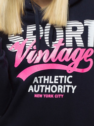 Hanorac femei bleumarin OZONEE JS/KSW2012