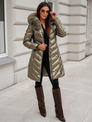 Geacă de femei aur OZONEE JS/16M9100/403Z