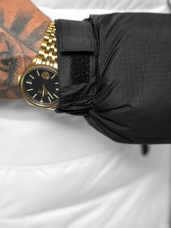 Geacă de bărbați alb-negru OZONEE JS/31M5008