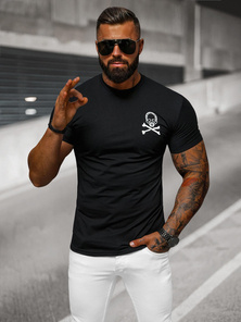 Tricou bărbați negru OZONEE NB/MT3066