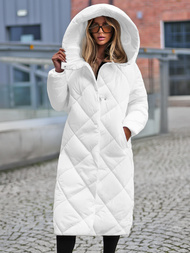 Geacă de femei alb OZONEE JS/5M3173/281Z