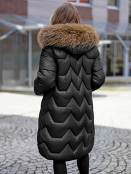 Geacă de iarnă damă neagră OZONEE O/5M3229/392