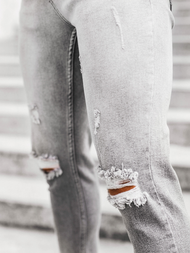 Jeanşi pentru bărbaţi gri OZONEE DP/587