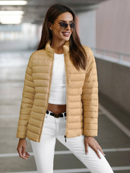 Jachetă de femei bej OZONEE JS/16M9111/254Z