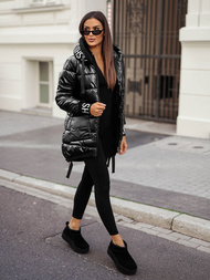 Geacă de femei neagra OZONEE JS/5M3188/392Z