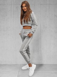 Trening dama doua piese gri OZONEE JS/8C67/2Z