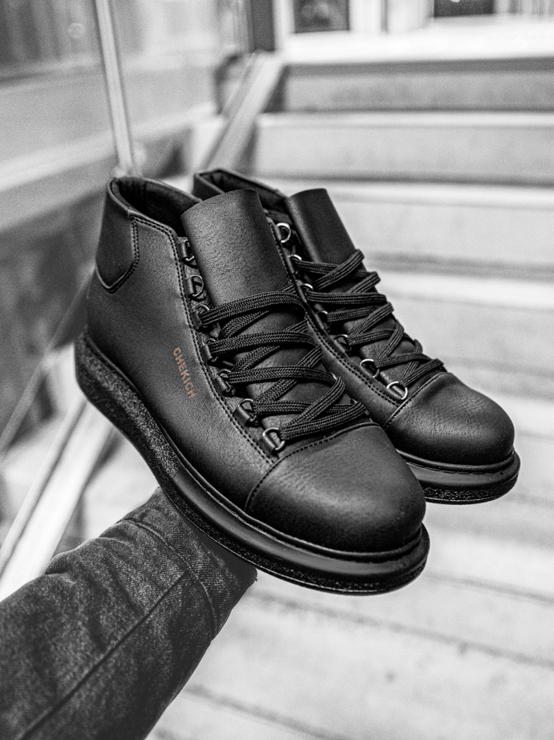 SNEAKERS mare negri OZONEE CH/258