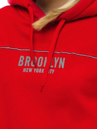 Hanorac femei roșu OZONEE JS/KSW2002