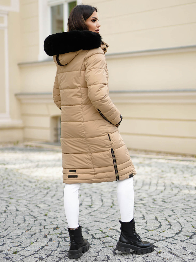 Geacă de femei bej OZONEE O/W377Z