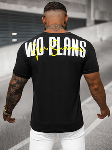 Tricou bărbați negru OZONEE O/T1277/3