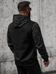 Hanorac bărbați negru OZONEE O/B265