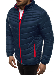 Jachetă de primăvară bărbați albastru marin OZONEE JB/JP1137Z