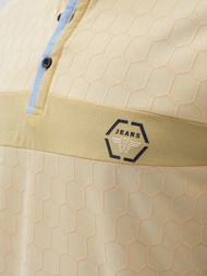 Tricou polo bărbați bej OZONEE O/QQ922