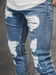 Blugi pentru bărbaţi albaștri OZONEE DP/543