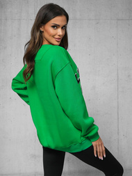 Bluză oversize verde OZONEE O/SWE23055