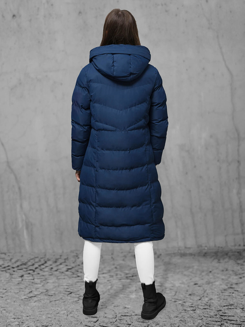 Geacă de femei albastru marin OZONEE JS/M736/215