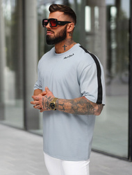 Tricou bărbați albastră deschis OZONEE O/QQ1195