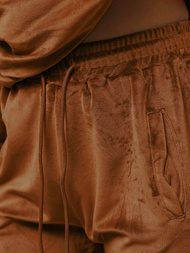 Compleu dama din catifea maro OZONEE O/8C1175/33Z