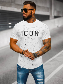 Tricou bărbați alb OZONEE O/P1289Z