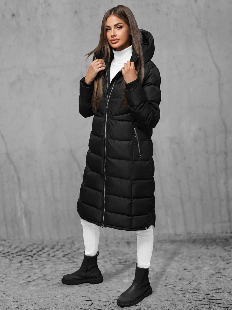 Geacă de femei neagra OZONEE JS/M736/392