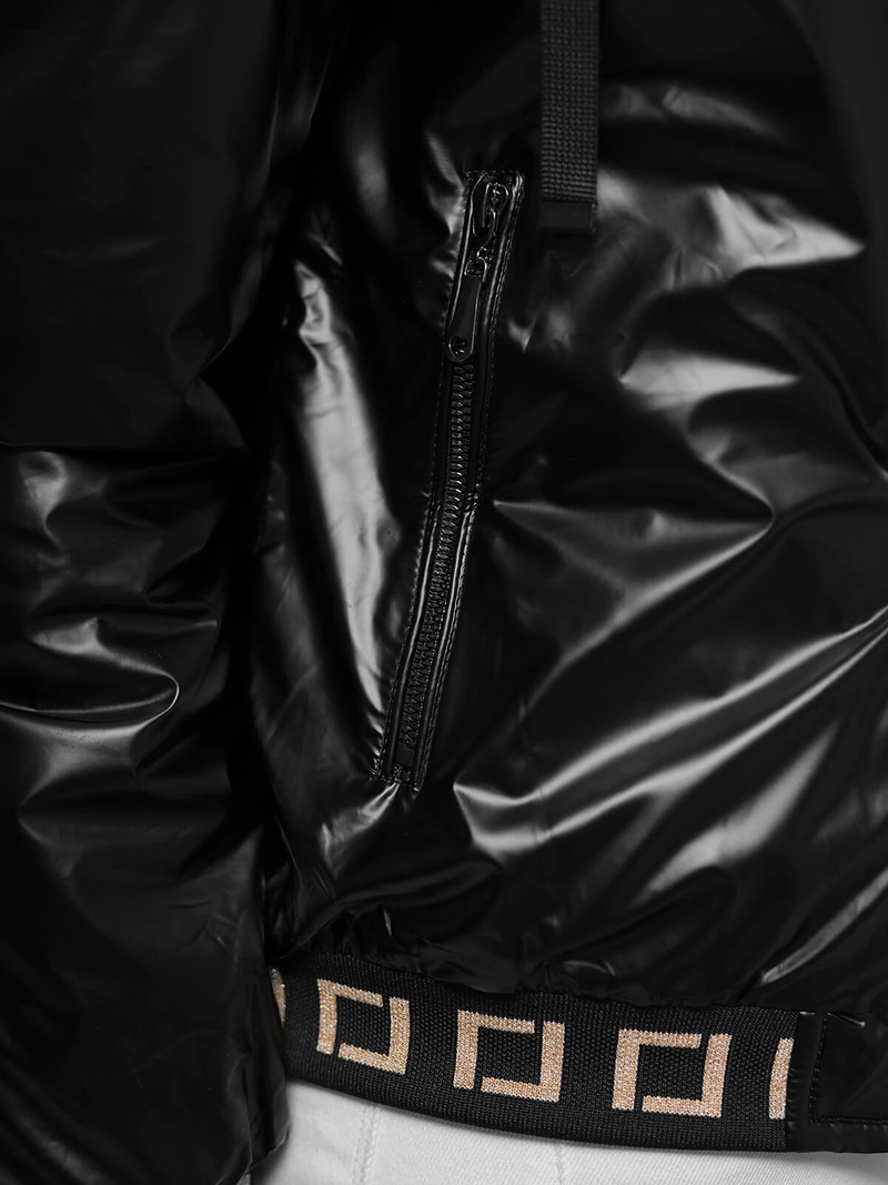 Geacă de femei neagră OZONEE JS/16M9087/392