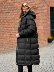 Geacă de femei neagra OZONEE JS/M736/392Z