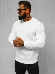 Hanorac bărbați alb OZONEE JS/2001-10Z