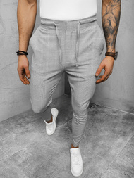 Pantaloni chino bărbaţi gri OZONEE DJ/2293/22