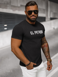 Tricou bărbați negru OZONEE O/T7283