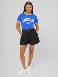 Tricou femei albastru OZONEE JS/R62184