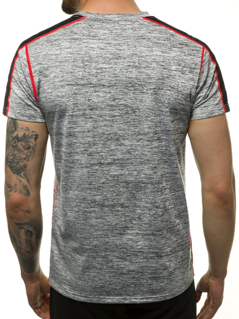 Tricou bărbați gri OZONEE JS/KS2103