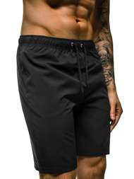 Pantaloni scurti de baie bărbați negri OZONEE JS/HH037/1