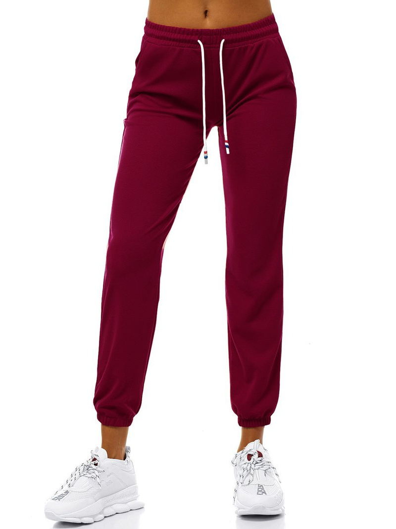 Pantaloni de training dame bordo OZONEE JS/1020/B13