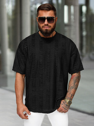 Tricou bărbați negru OZONEE O/B1149