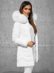 Geacă de femei alb OZONEE JS/16M9121/281