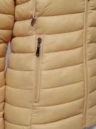 Jachetă de femei bej OZONEE JS/16M9101/254