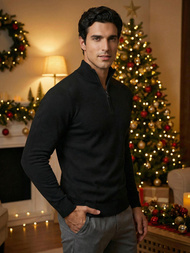 Pulover bărbați negru OZONEE NB/MM6007/4Z