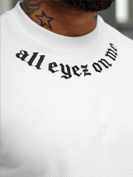 Hanorac bărbați alb OZONEE O/P2027Z