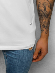 Tricou bărbați alb OZONEE NB/3001