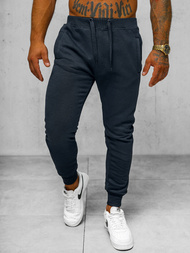Pantaloni de trening bărbaţi albastru marin OZONEE JS/XW01Z