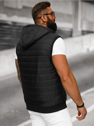 Vestă bărbați neagră OZONEE JS/MY88Z