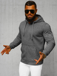 Hanorac bărbați gri închis OZONEE JS/2008Z