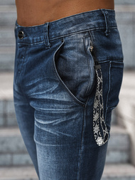 Blugi bărbaţi albaștri închis OZONEE NB/MP0091BS