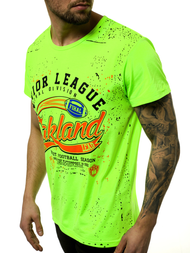 Tricou bărbați verde OZONEE JS/KS1975