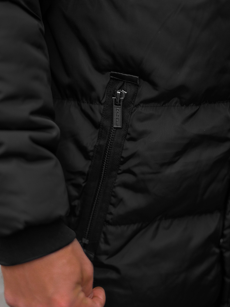 Geacă bărbați neagră OZONEE O/M799