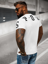 Tricou bărbați alb OZONEE O/8T1260/1