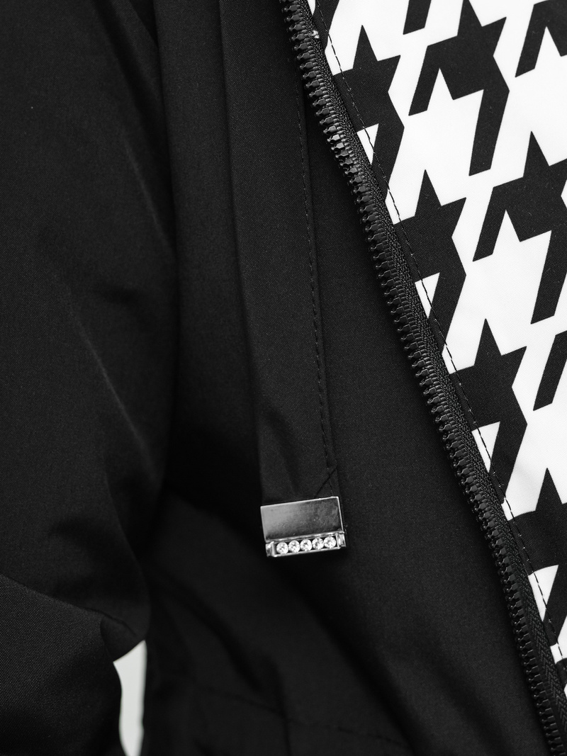 Geacă de damă neagră OZONEE JS/16M9252/392