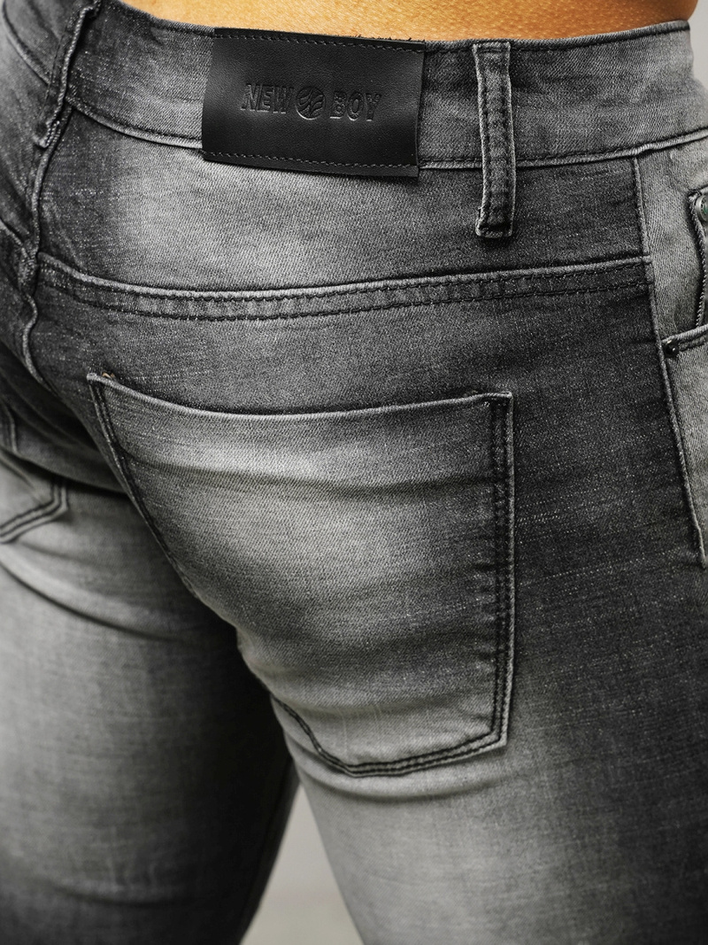 Blugi bărbaţi gri OZONEE NB/MP0031G